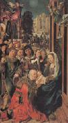 Ulrich apt the Elder The Adoration of the Magi (mk05) USA oil painting artist